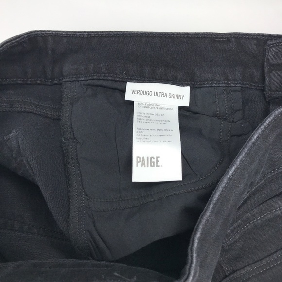 Paige Verdugo Skinny Krystal Noir NWT USA Size-29 - Picture 13 of 16